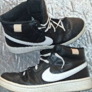 Nike Black & White High-Top Sneakers